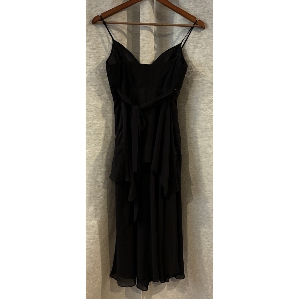 Vintage‎ Simon Chang Dress Beaded Sequins Asymmetrical Size 4 Y2K 90s - Picture 5 of 7